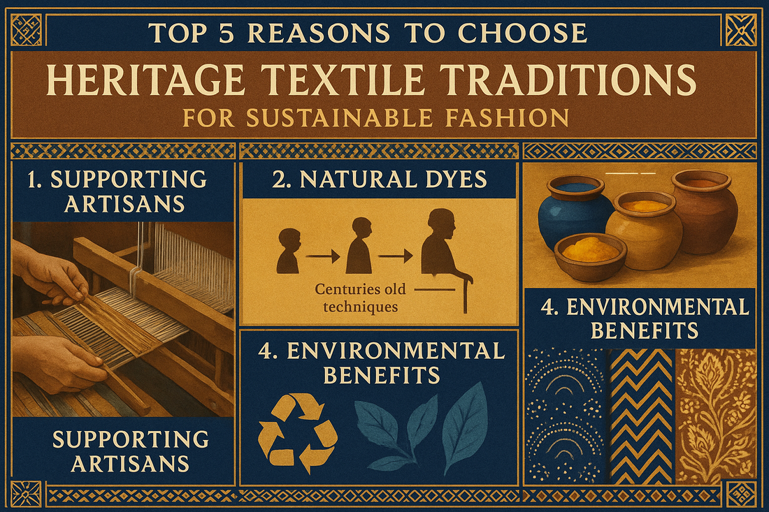 Top 5 Reasons to Choose Heritage Textile Traditions for Sustainable Fashion