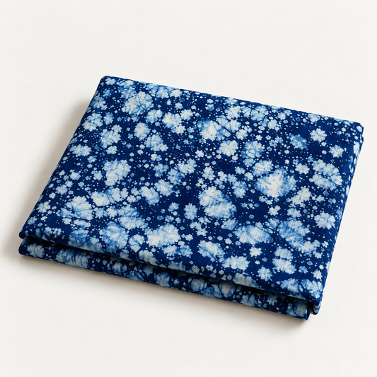 Somi Batik Blue Adire Fabric