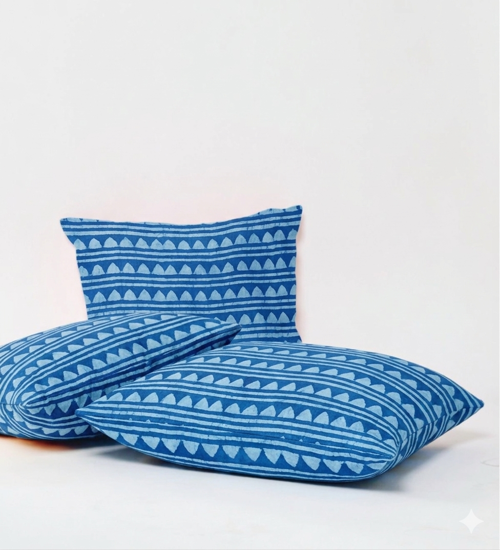 Root & River Indigo Cotton Fabric