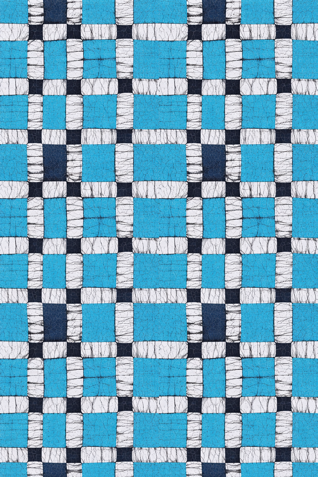 Blue White Indigo