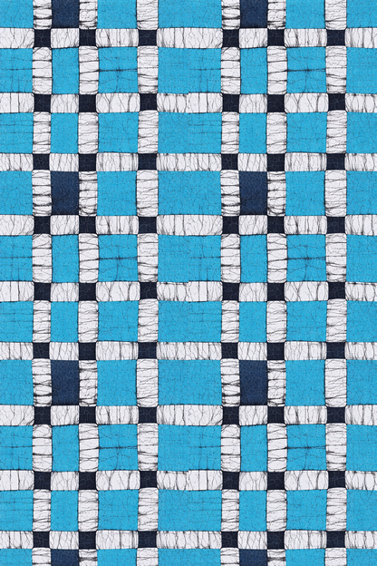 Blau Weiß Indigo