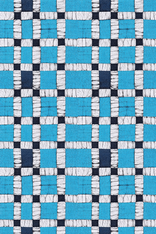 Blue White Indigo