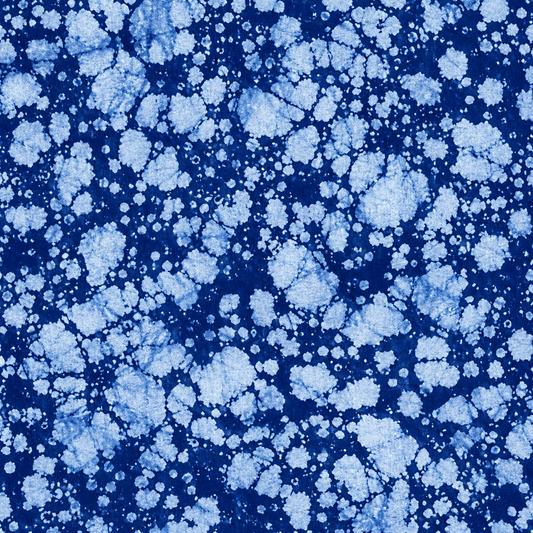 Somi Batik Blue Adire Fabric