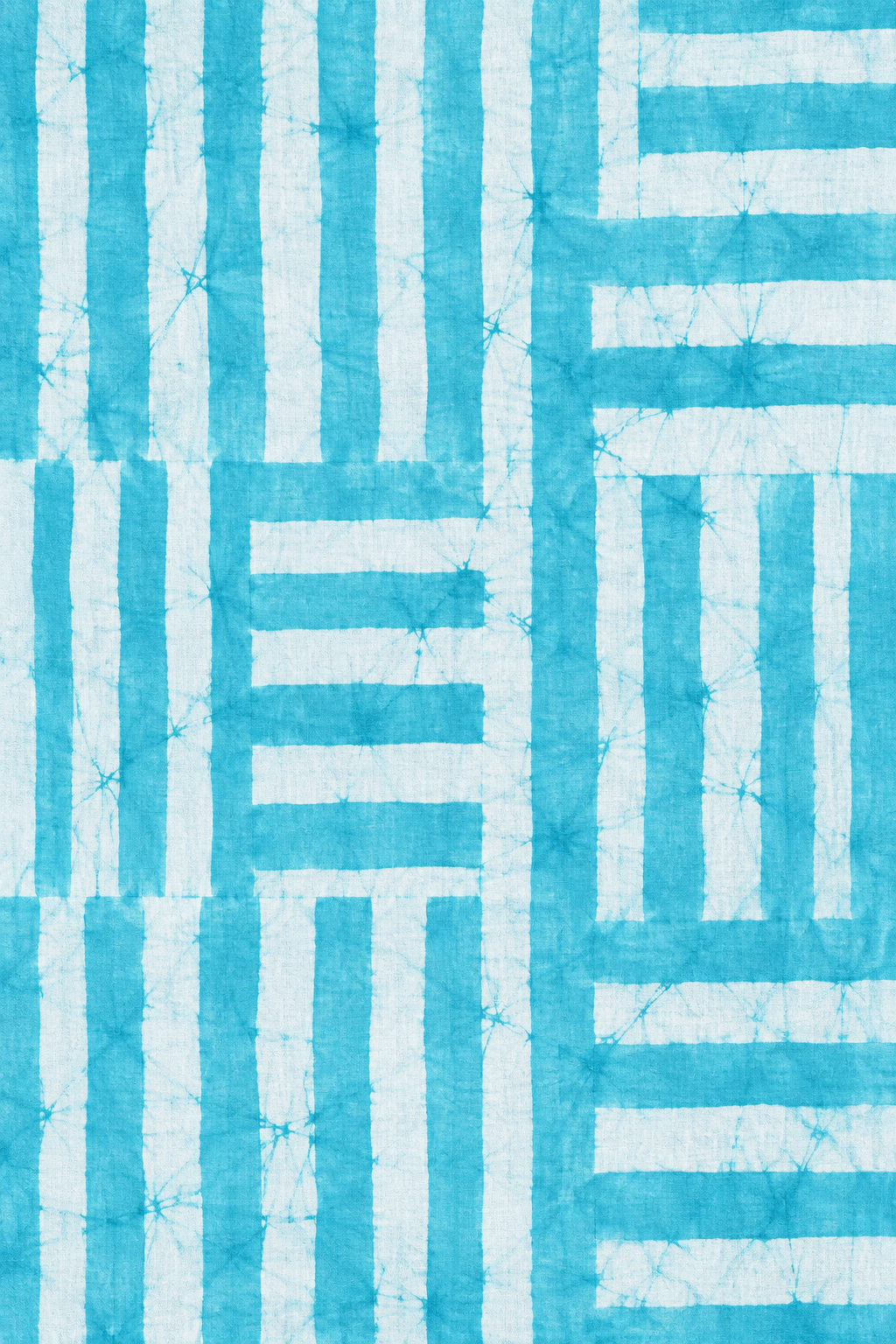 Shona Turquoise Striped Fabric