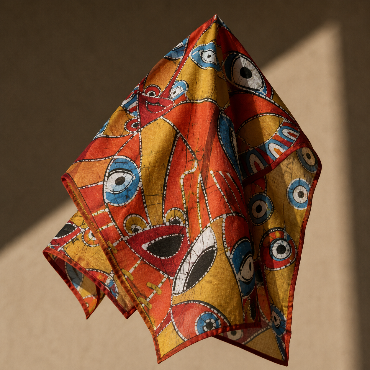 MATI — Evil Eye Print Cotton Bandana Scarf