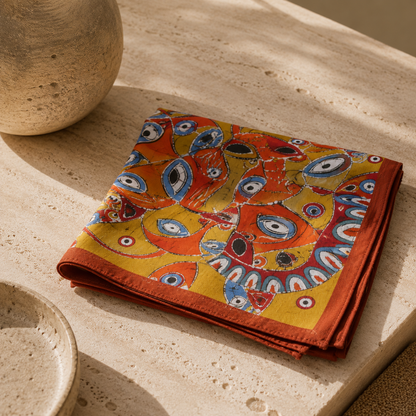 MATI — Evil Eye Print Cotton Bandana Scarf