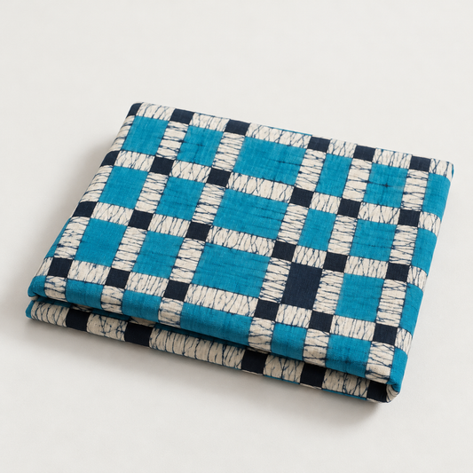 Blau Weiß Indigo