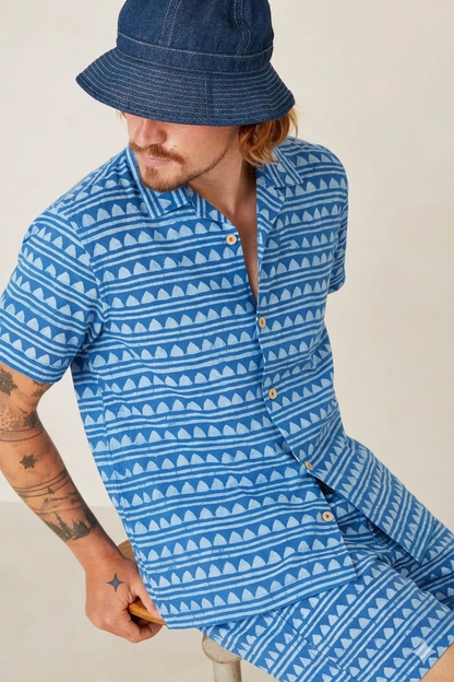 Root & River Indigo Cotton Fabric