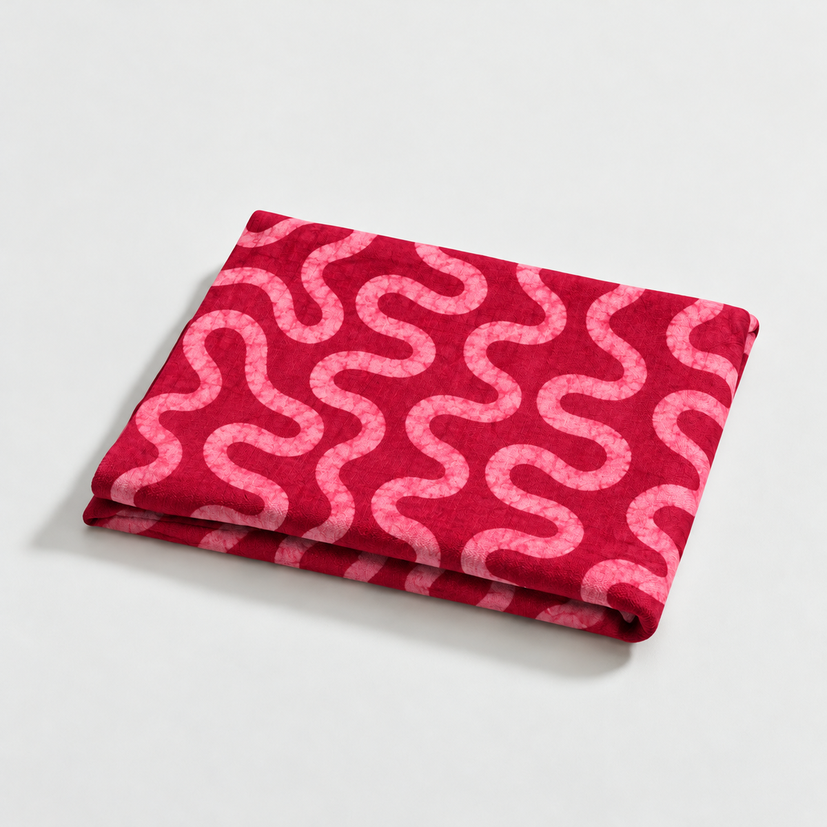 Pink Swirl Cotton Fabric